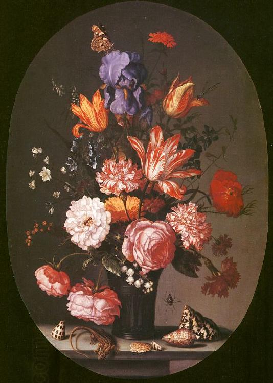 AST, Balthasar van der Flowers in a Glass Vase China oil painting art